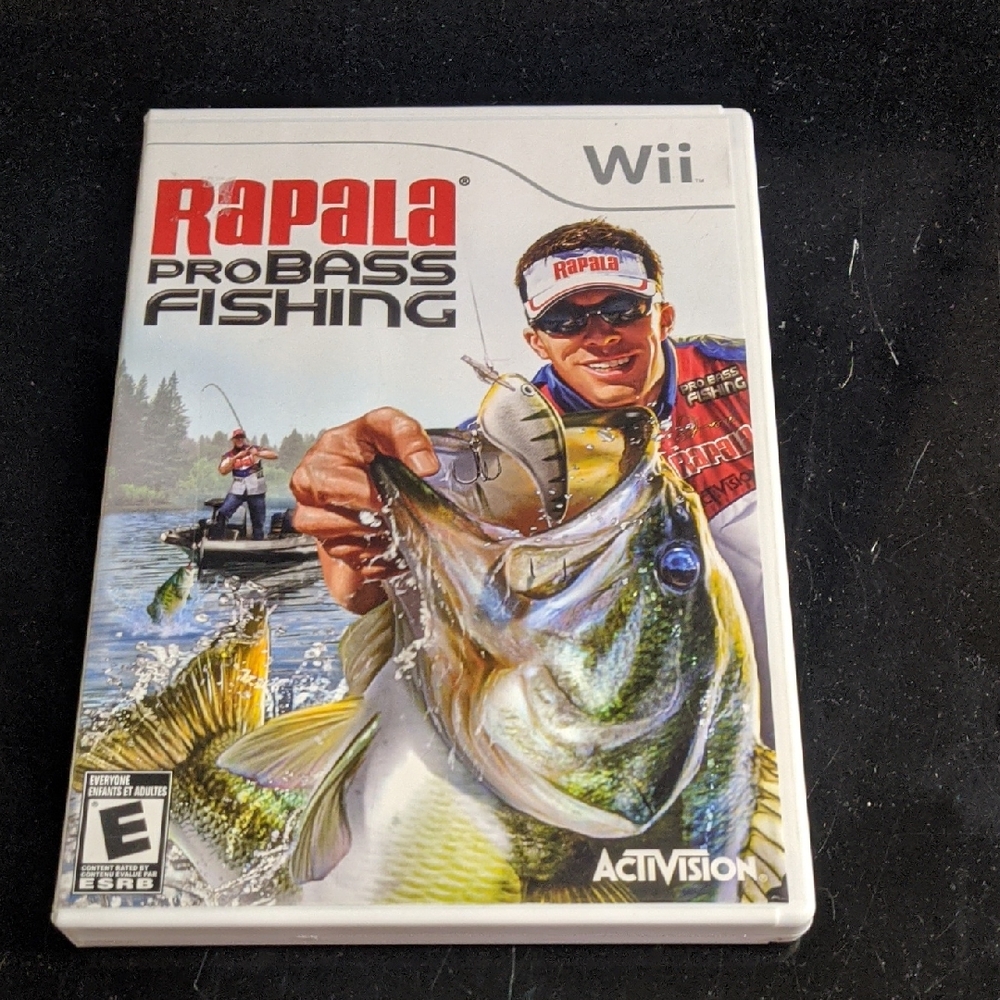 Rapala Pro Bass Fishing Wii Game Case
